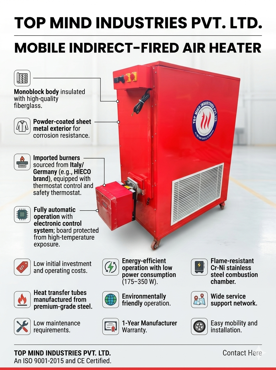Hot Air Generator (Bottom Flow)